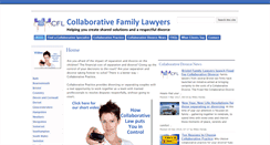Desktop Screenshot of collaborativefamilylawyers.co.uk